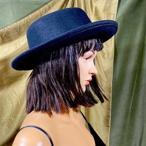 H&M Divided black large Porkpie hat